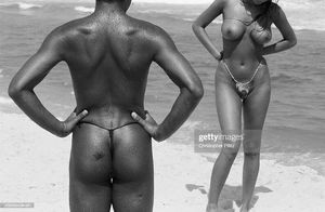 Man and woman at the beach