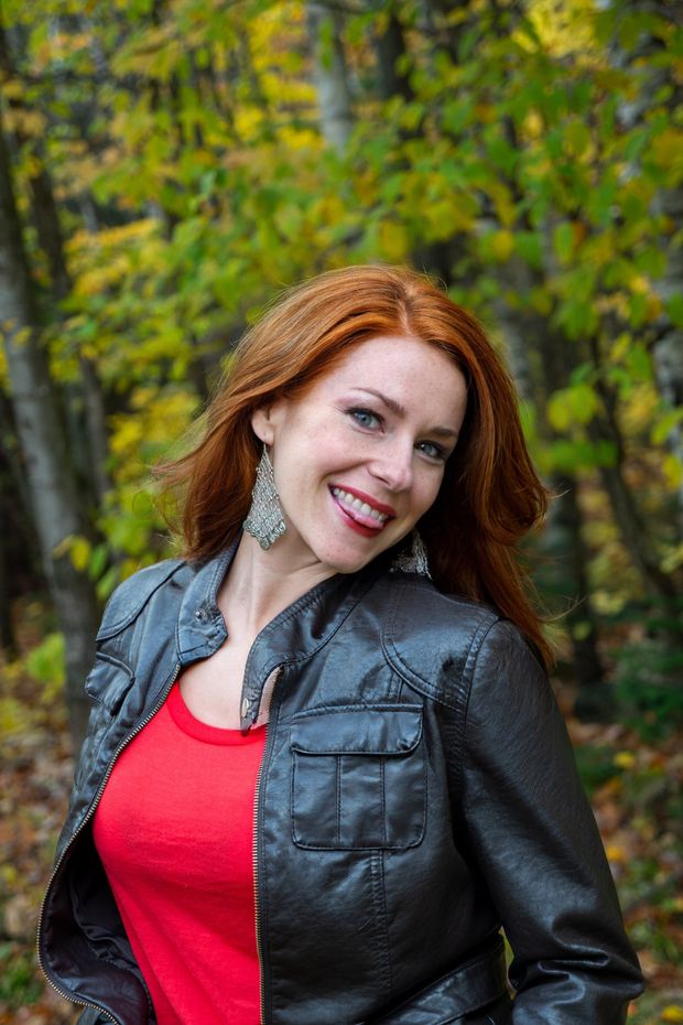 Redhead in Nature