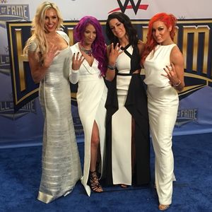 Charlotte Flair, Sasha Banks, Bayley, Becky Lynch. The Four Horsewomen.