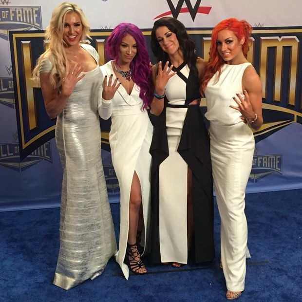 Charlotte Flair, Sasha Banks, Bayley, Becky Lynch. The Four Horsewomen.
