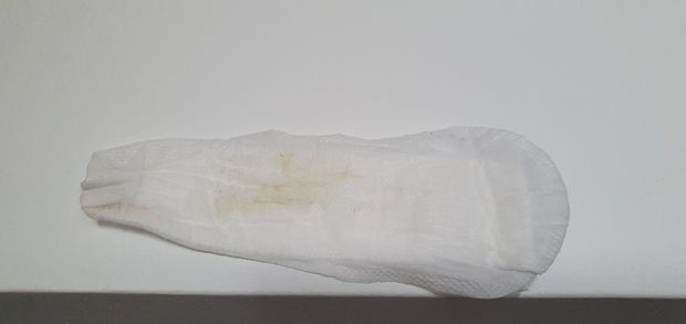 From the ladys toilet bin at my work