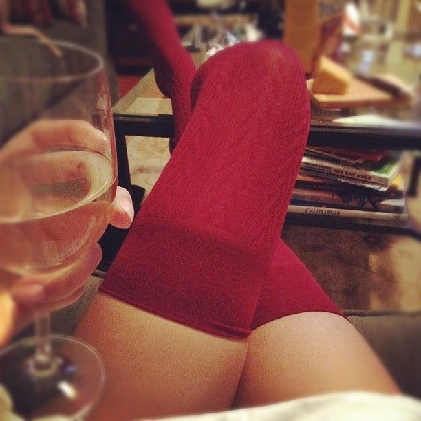 She knows what to wear for sex night