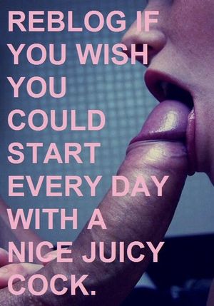 It would be a good beginning to the day