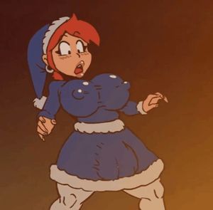 Mrs Claus has a present for all the naughty sluts