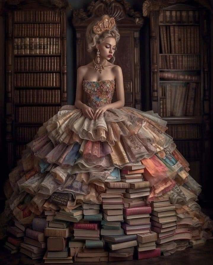 now she looks like she enjoys a good book.....