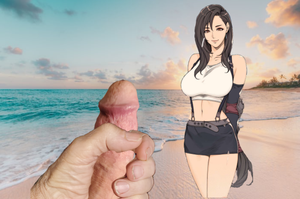 Jerking off for Tifa
