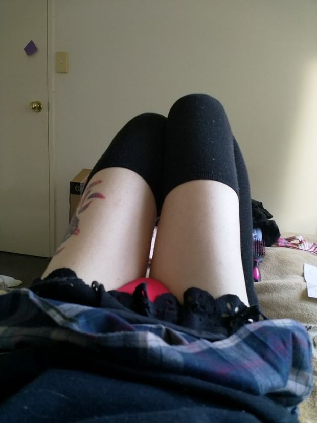 She's waiting