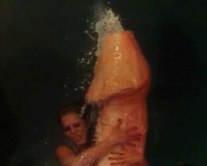 Enjoying a big cum shower!