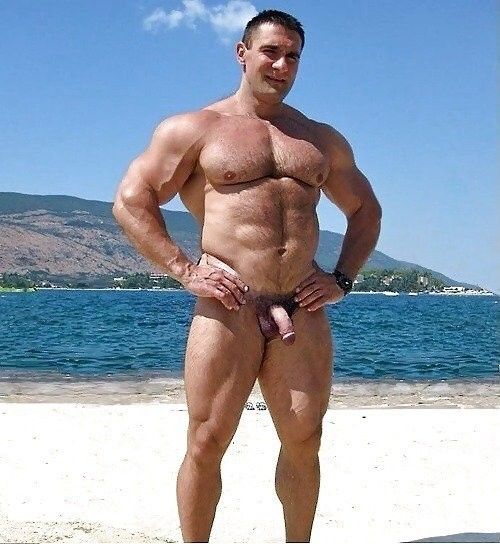 homme nu plage