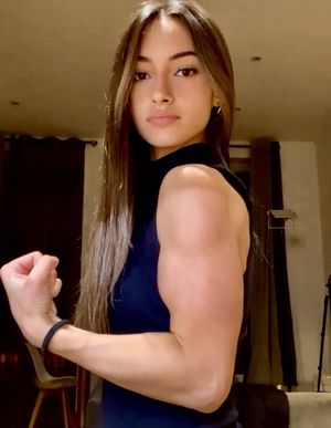 Your gun jammed, but hers are fully loaded. She's about to kick your ass all over your own house.