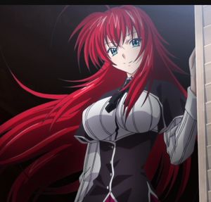The best woman in all anime,her highness Rias Gremory