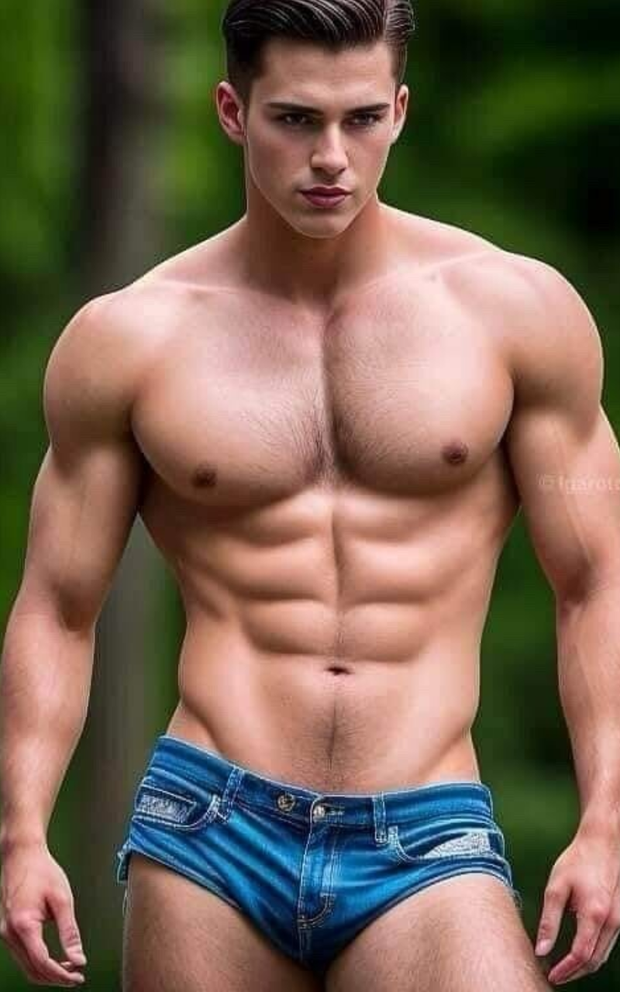 Stud in shortshorts