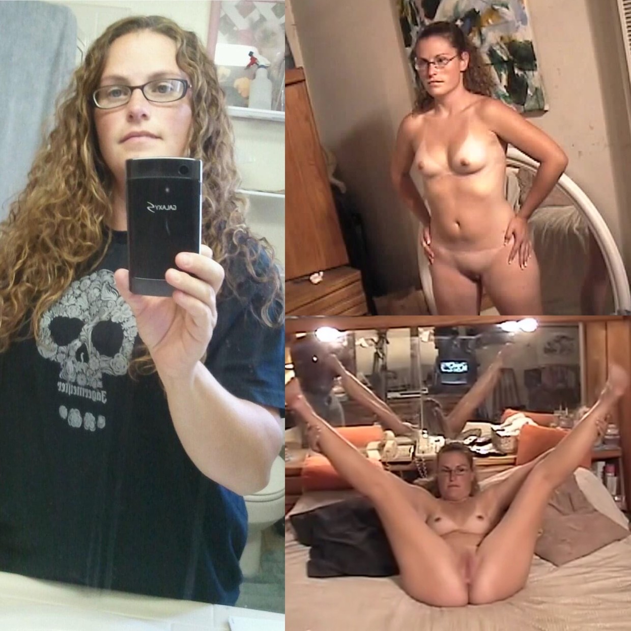 Dressed in her 40s, and undressed when she was 22.