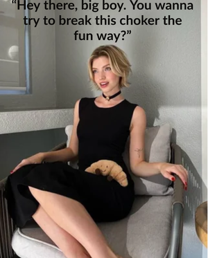 Niamh finds that a little encouragement goes a long way towards getting her a proper throatfuck