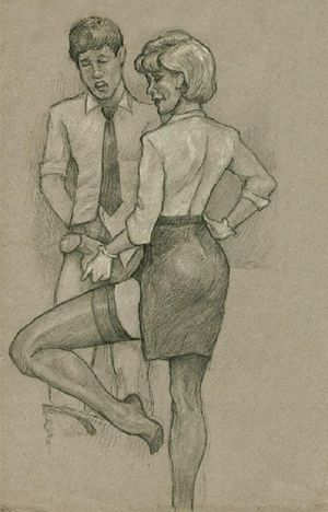 His aunt knows how to show her affection to him. Bobby Luv