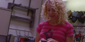 Texting the word out.