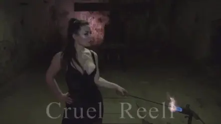 Oooh: the sting & sizzle of her initials on my ass!