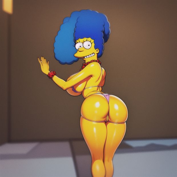 Marge Simpson's sexy ass