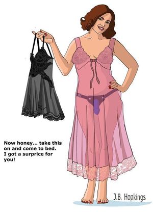 When I was growing up, the nice lady next door and I did things. JB Hopkins