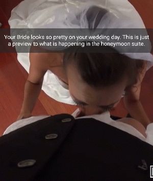 Your bride looks so cute