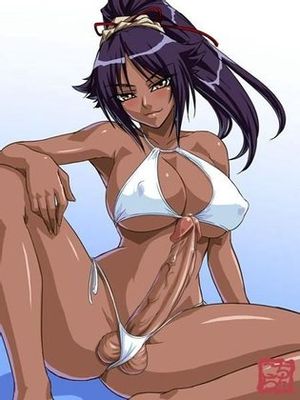 Yoruichi Shihoin Futanari 03