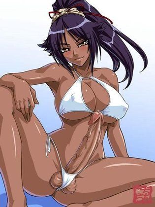 Yoruichi Shihoin Futanari 03