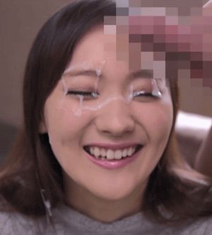 Cum on her face