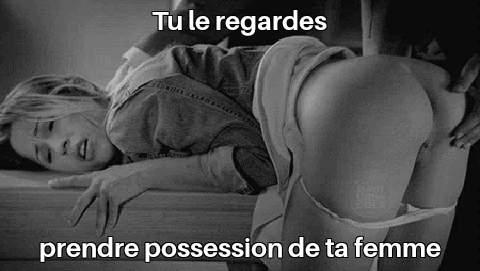 Il a juste poussé ta femme contre son bureau, en baisant sa culotte