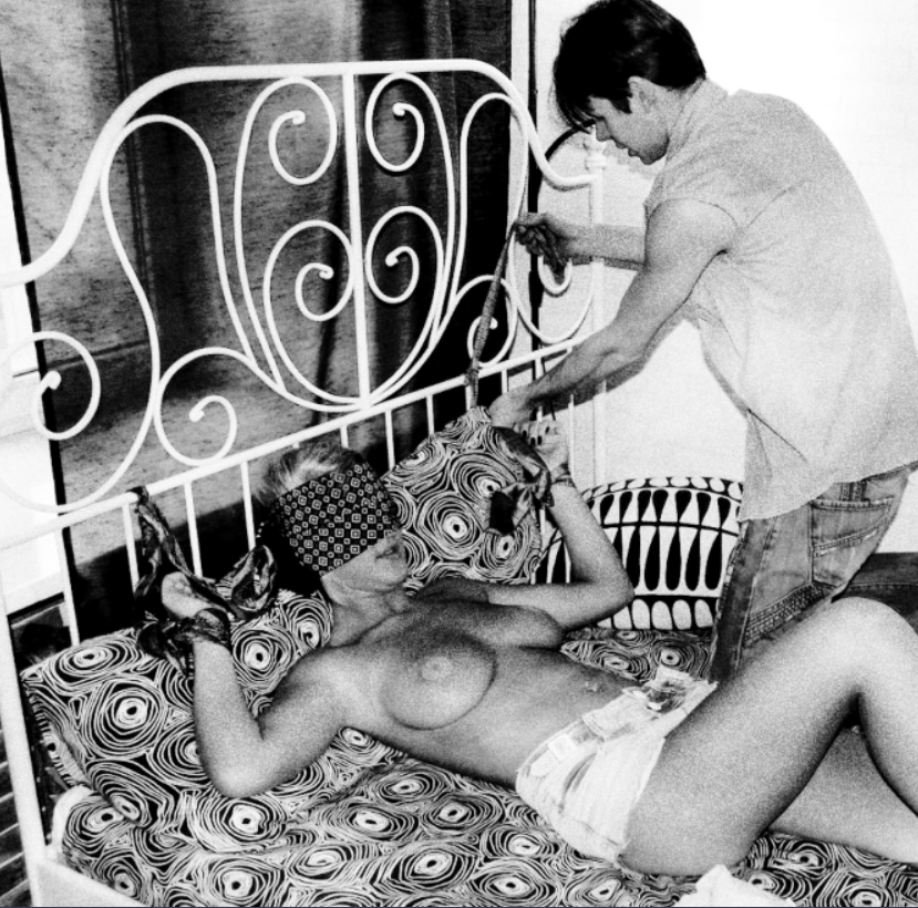 tied to bed
