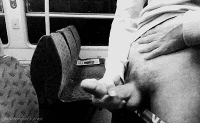 jerking off on the train