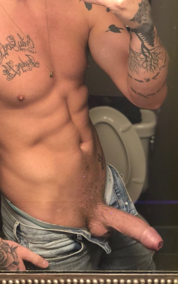 Big and uncut selfie