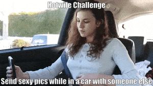 Hotwife car pic challenge
