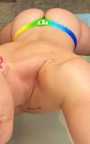 Nice tight ass in a thong