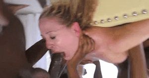 BLM thug degrades your racist wife while you watch & envy his huge cock & balls