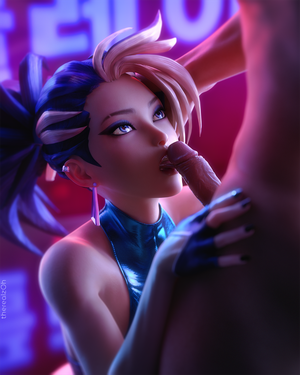 K/DA Akali Succ by therealzOh