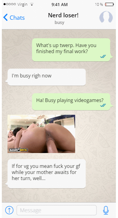 Bully got bullied!