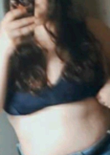Blue bra in mirror