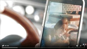 Vanna Bardot is a bad hot Big Black Cock Latina cheater & has no qualms on hubby watching her on friend mobile phone reverse gif!