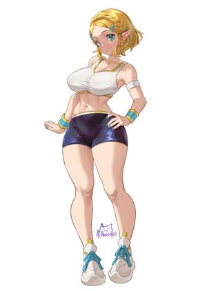 Sporty Zelda achromaru