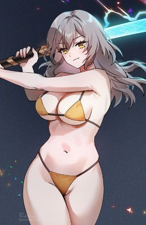 Swimsuit Stelle Honkai Star Rail FoxyReine