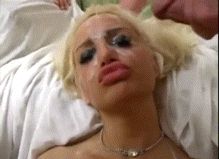 Pouty cum whore