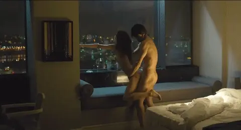 from behind