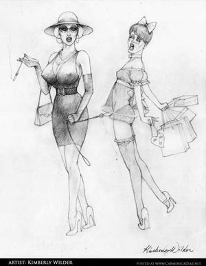 Sissy shopping trip with mom