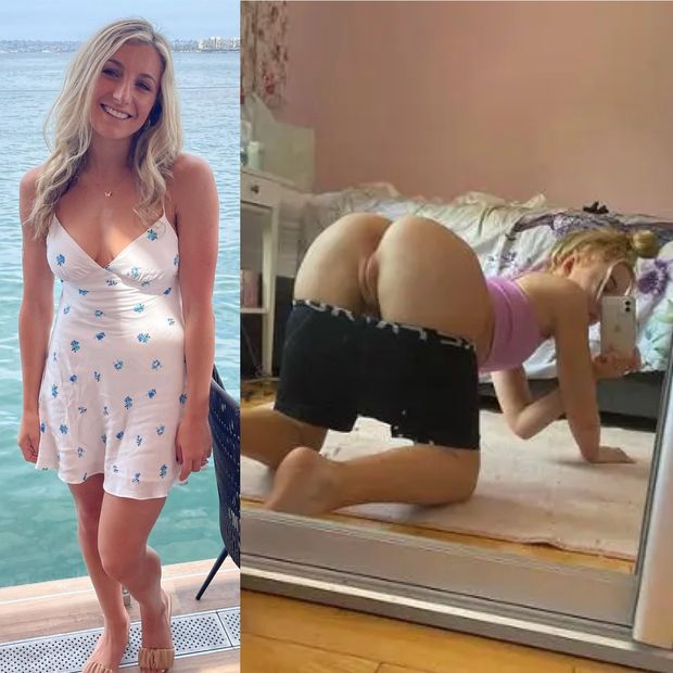 Sexy horny blonde