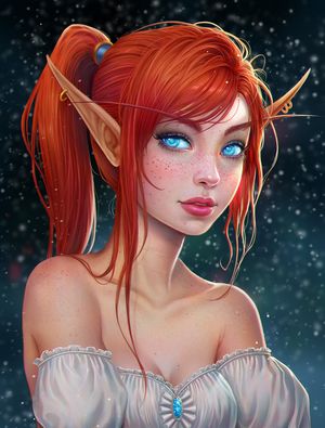 Petite innocent-looking elf