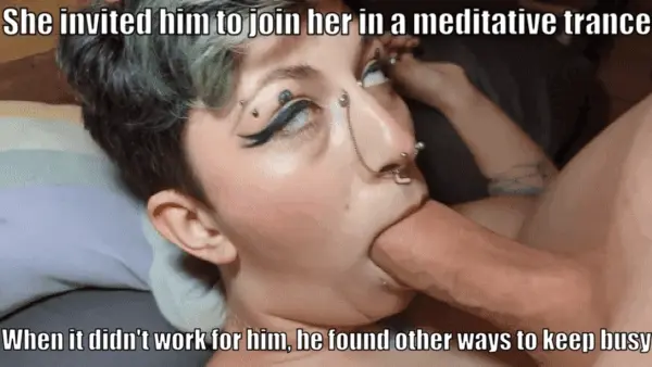 While her mind comprehended the cosmos, his cock plundered her fuckholes