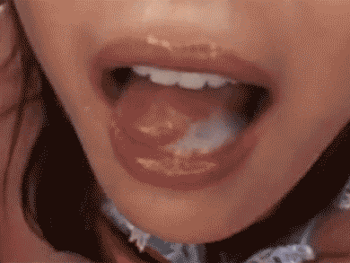 Playing with cum
