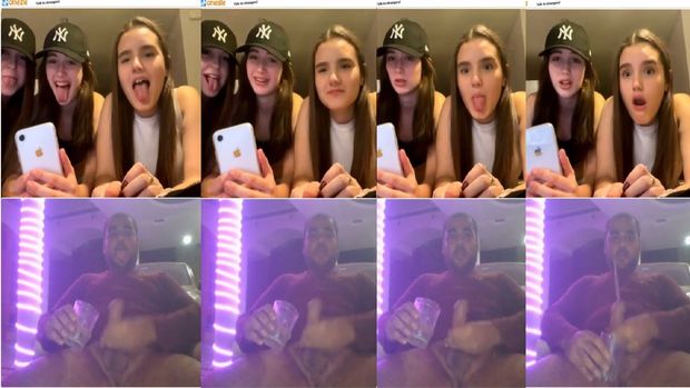 omegle teens shocked by my huge cum load