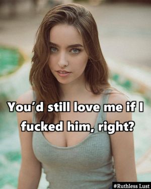 More of that jealousy role-play talk. Right?