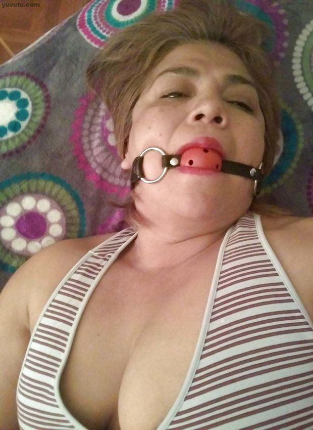 Busty mexican mom Maricarmen J Mendezz lies ballgaged restrained awaits punishment after her constant mdisobedience at sex prison.